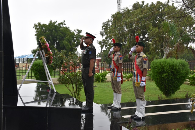 *જામનગરની સૈનિક સ્કૂલ બાલાચડીમાં ૬૪ માં સ્થાપના દિવસની ઉજવણી કરવામાં આવી*