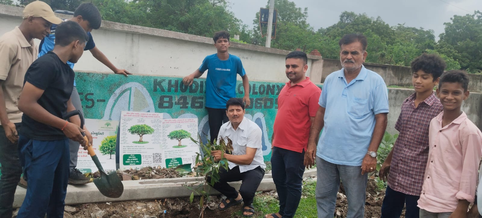 *નરેન્દ્ર મોદી વિચાર મંચ દ્વારા શહેરી વિસ્તારમાં 108 વૃક્ષારોપણ કરાયું*