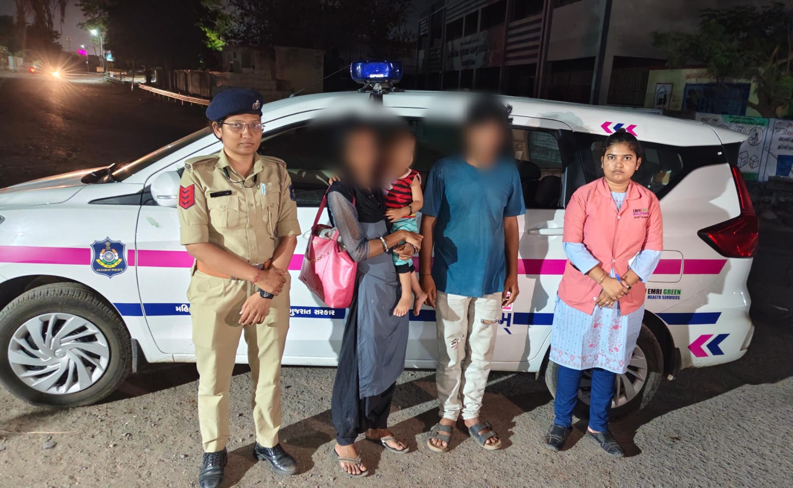 *ઘરમાંથી કાઢી મૂકાયેલ મહિલાનું તેની બે વર્ષની માસૂમ બાળકી સાથે પુનઃ મિલન કરાવતી ‘અભયમ ૧૮૧’ ટીમ*